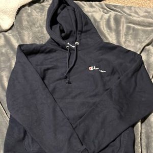 Slim Fit Champion blue hoodie